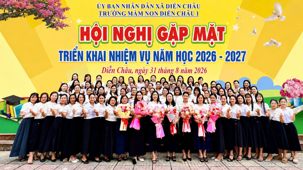 HÌNH ẢNH GVNV TRƯỜNG MẦM NON DIỄN CHÂU 1